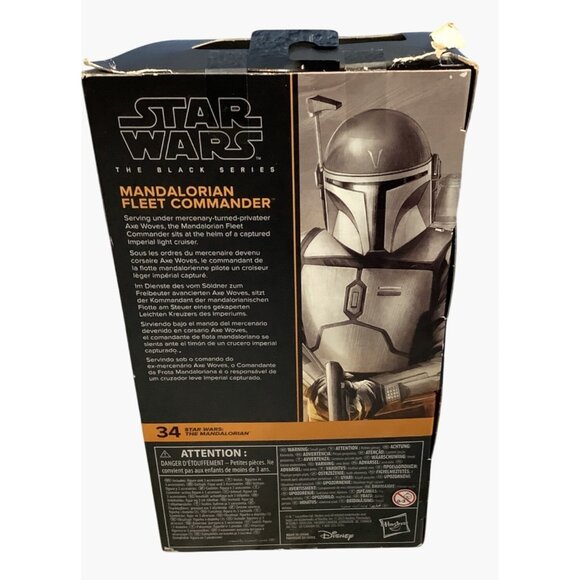 Star Wars Black Series Mandalorian Fleet Commander 6" Action Figure - Picture 2 of 4